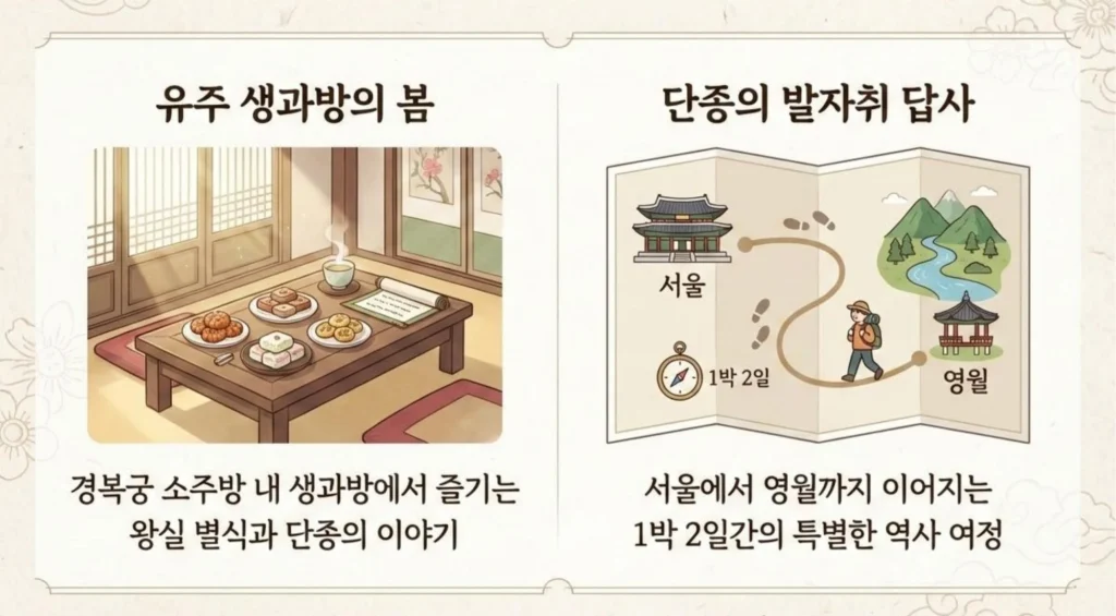 유주 생과방의 봄 및 단종의 발자취 답사 프로그램 개요 안내