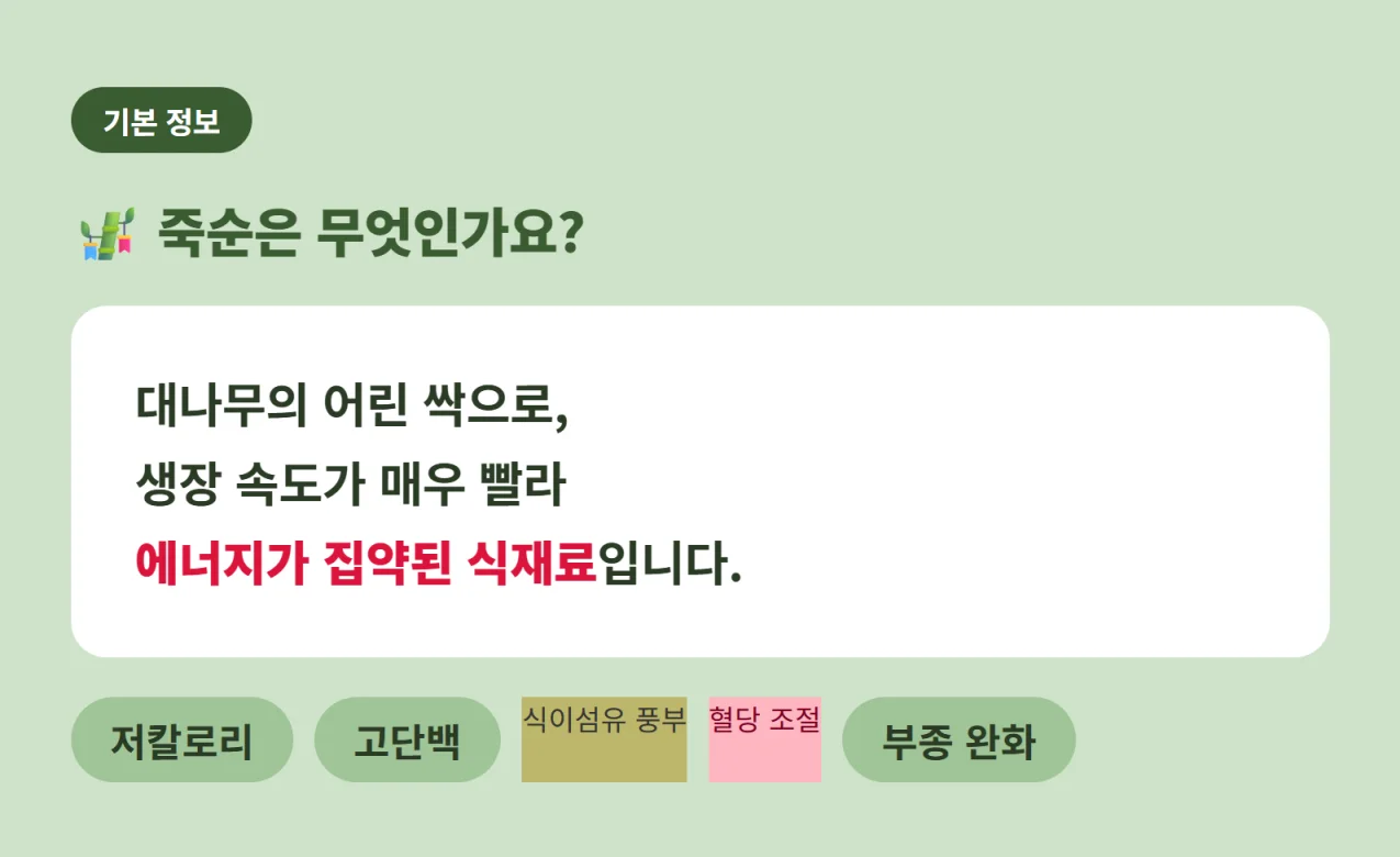 대나무의 어린 싹인 죽순의 정의와 주요 건강 이점 소개