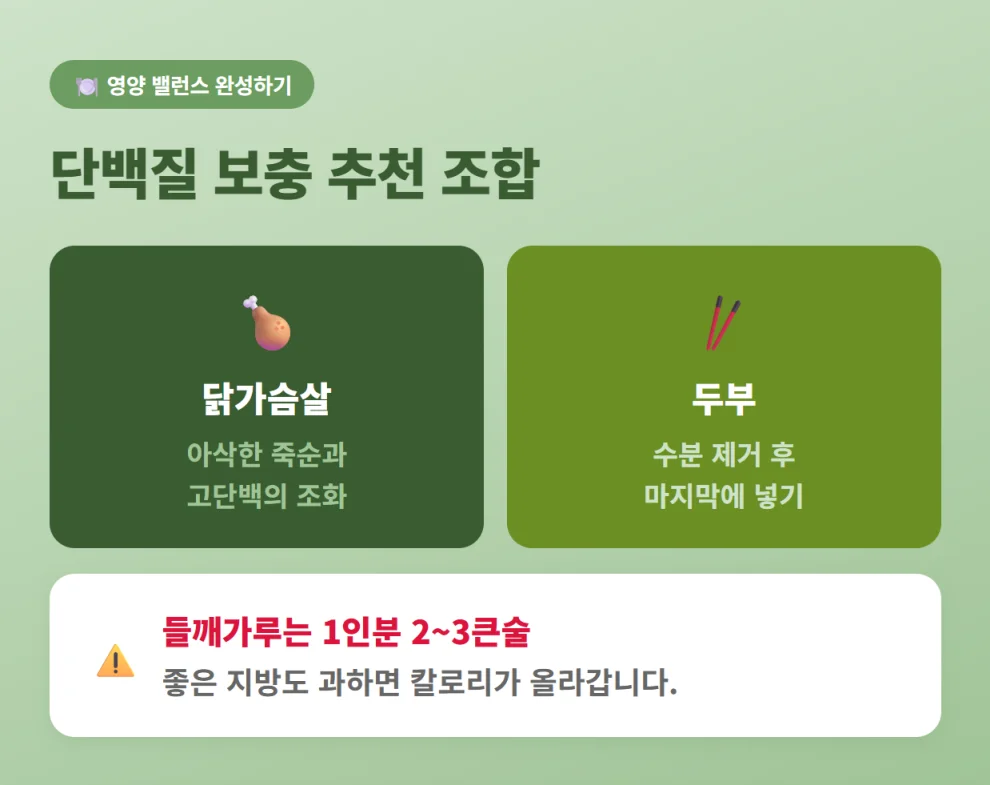 단백질 보충을 위한 닭가슴살과 두부 조합 추천 가이드