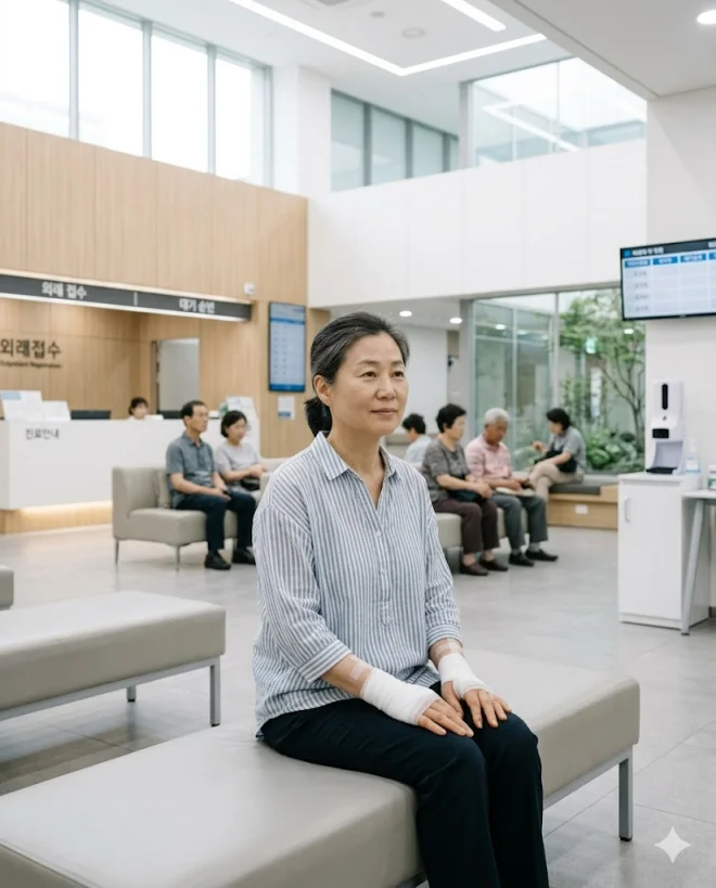 손목터널증후군 수술 병원 선택 종합병원 외래 진료 실사 이미지